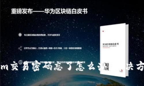 Tokenim交易密码忘了怎么办？解决方案一览